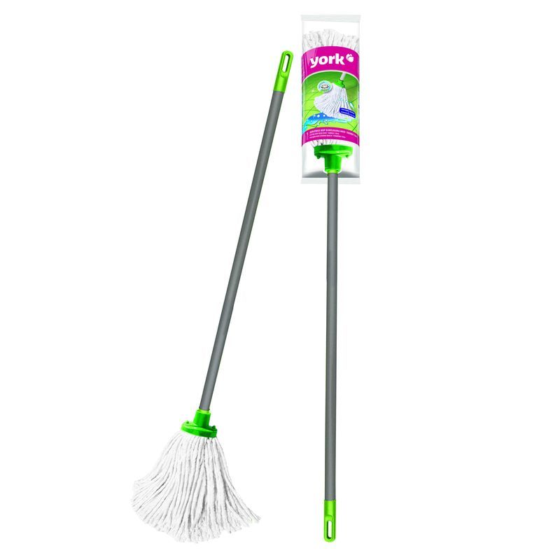 Швабра с веревочной насадкой хлопок черенок 110см Макси (30)