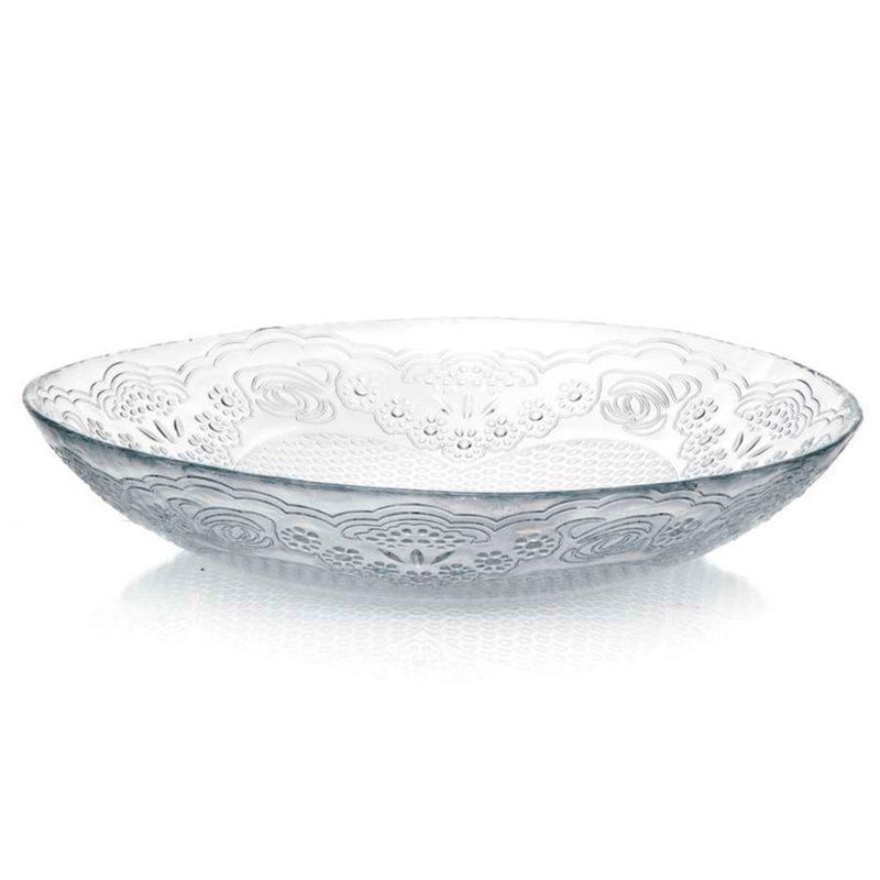 Тарелка глубокая 215мм стекло ЛЕЙСИ (12)