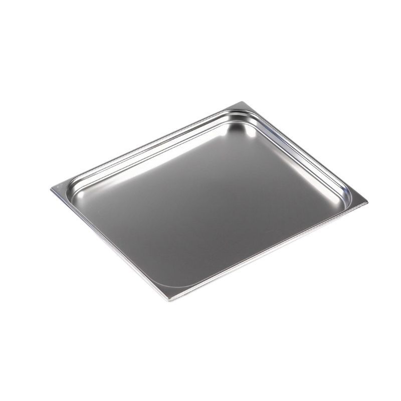 Гастроемкость 0,8мм нерж. 2/1*1" 654*530*40мм без крышки (6)