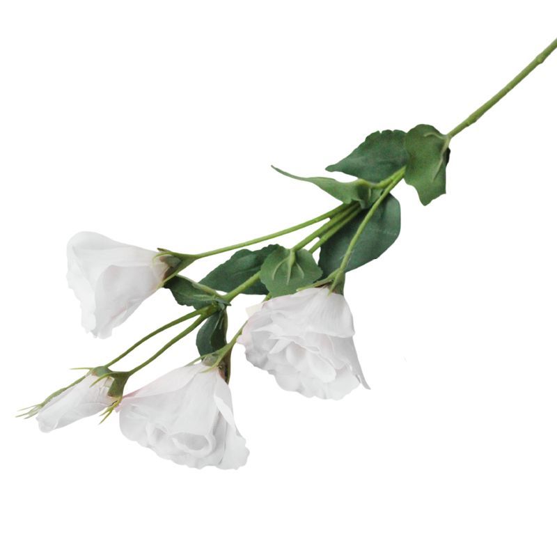 Цветы искусственные Платикодон белый 69*15см 4630270034175