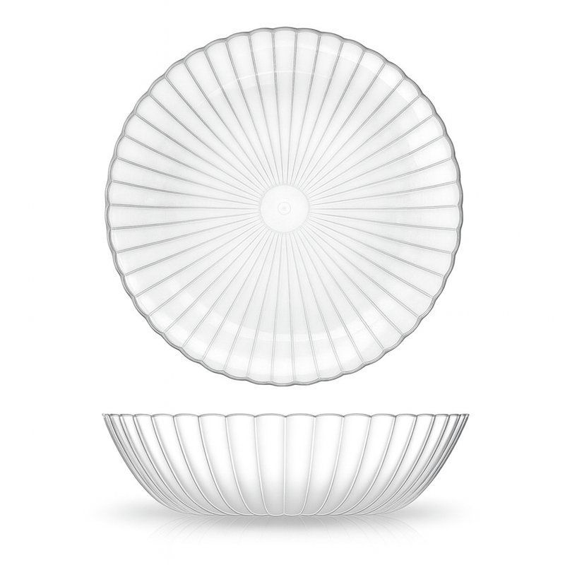 Тарелка глубокая 19,5см стекло МАГИЯ суповая (24)