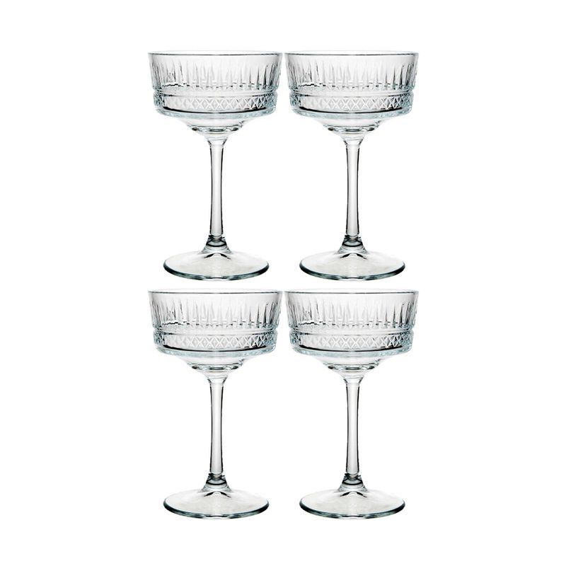 Бокалы для шампанского набор 4шт 260мл стекло ЭЛИЗИЯ (6)