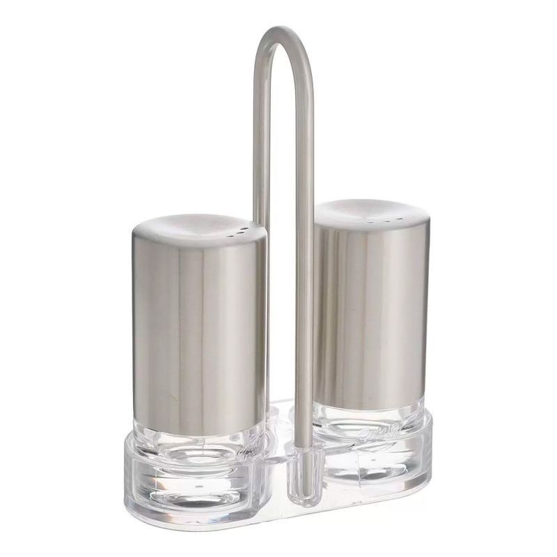 Набор для специй 2пр нерж.сталь/стекло (12)