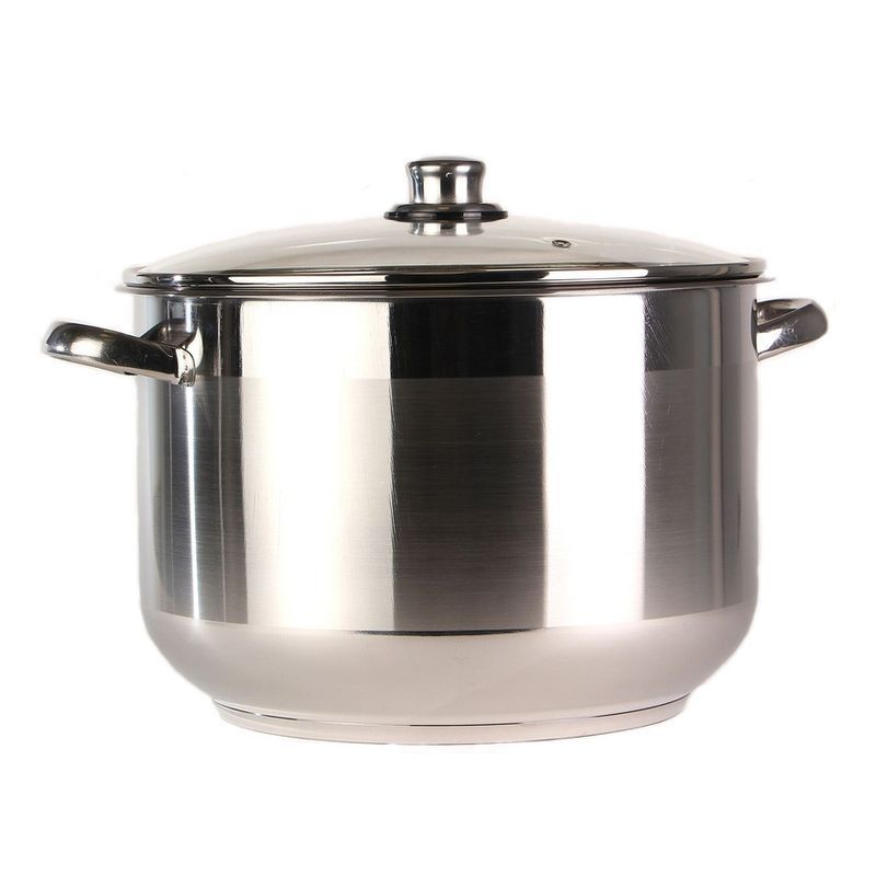 Кастрюля 17л 32*22см нерж.сталь Perfect стекл.крышка 1103.058/4ТТСКК1732001 (2)