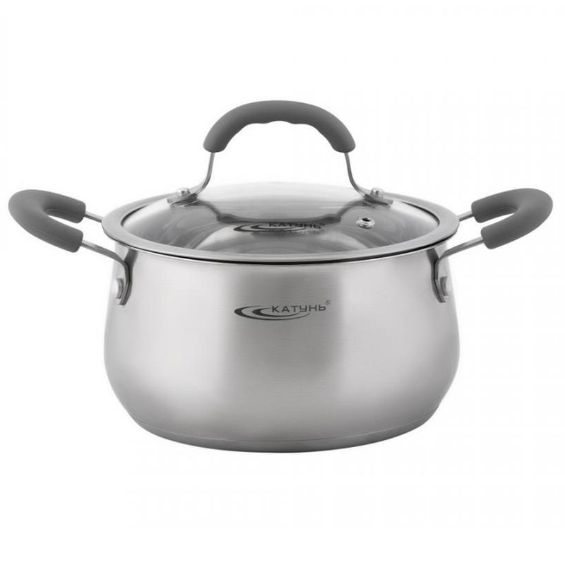 Кастрюля 1,8л нерж.сталь ВЕСТА D16см H9,5см КТ12-D-16 (8)