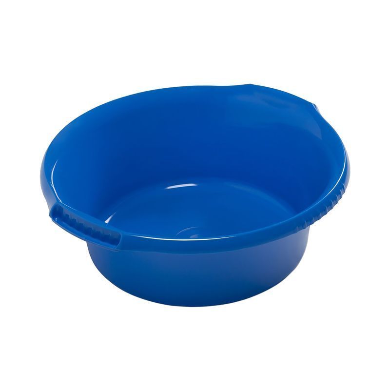 Таз 21л пластик ВОДОЛЕЙ синий круглый С614 (10)