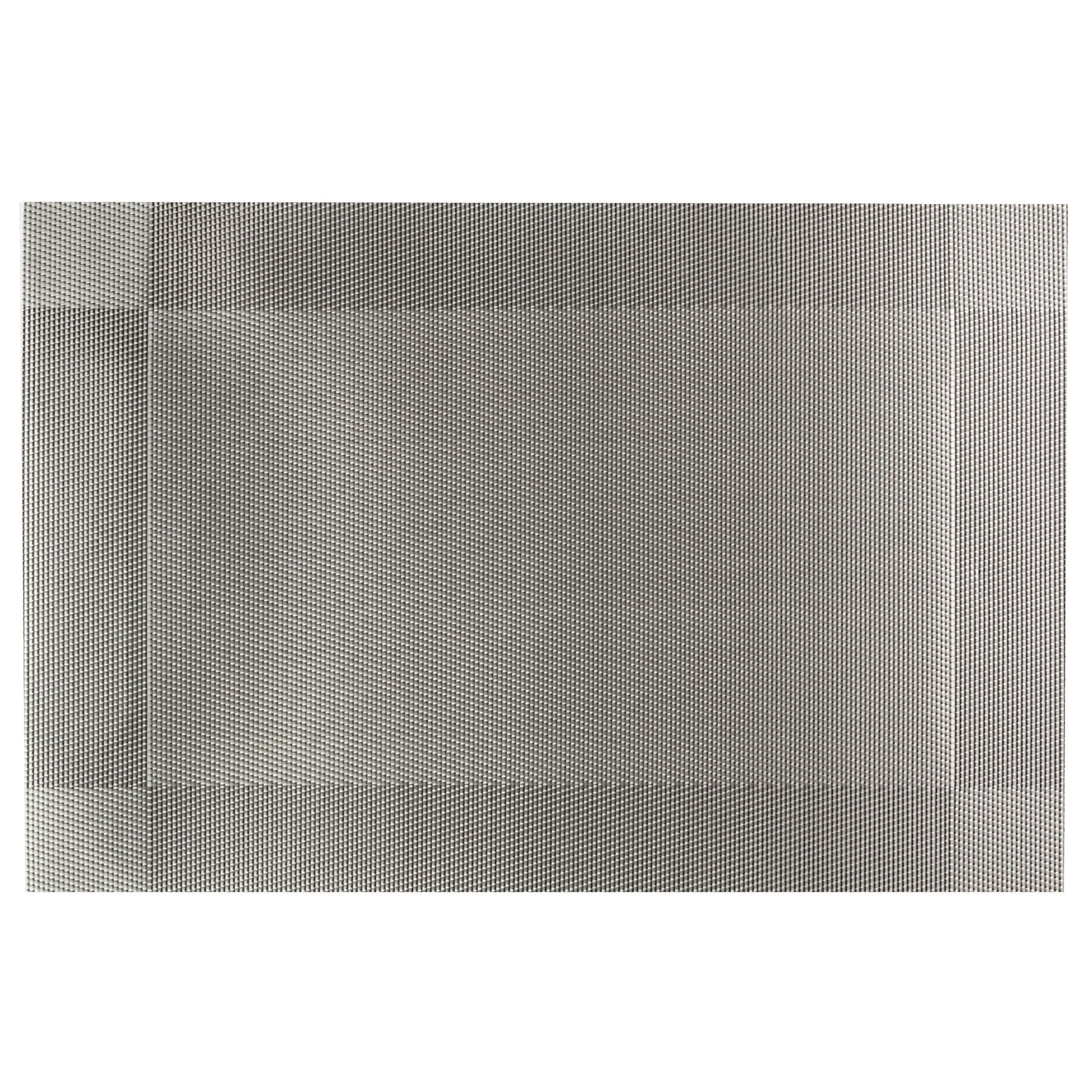 Салфетка сервировочная 30*45см ПВХ серая JC-678сер (240)