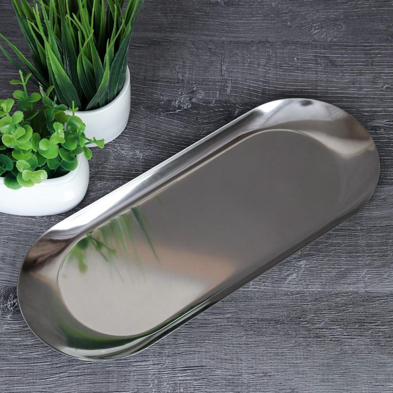 Блюдо прямоугольное 26*10,5см нерж.сталь 720738-silver (120)