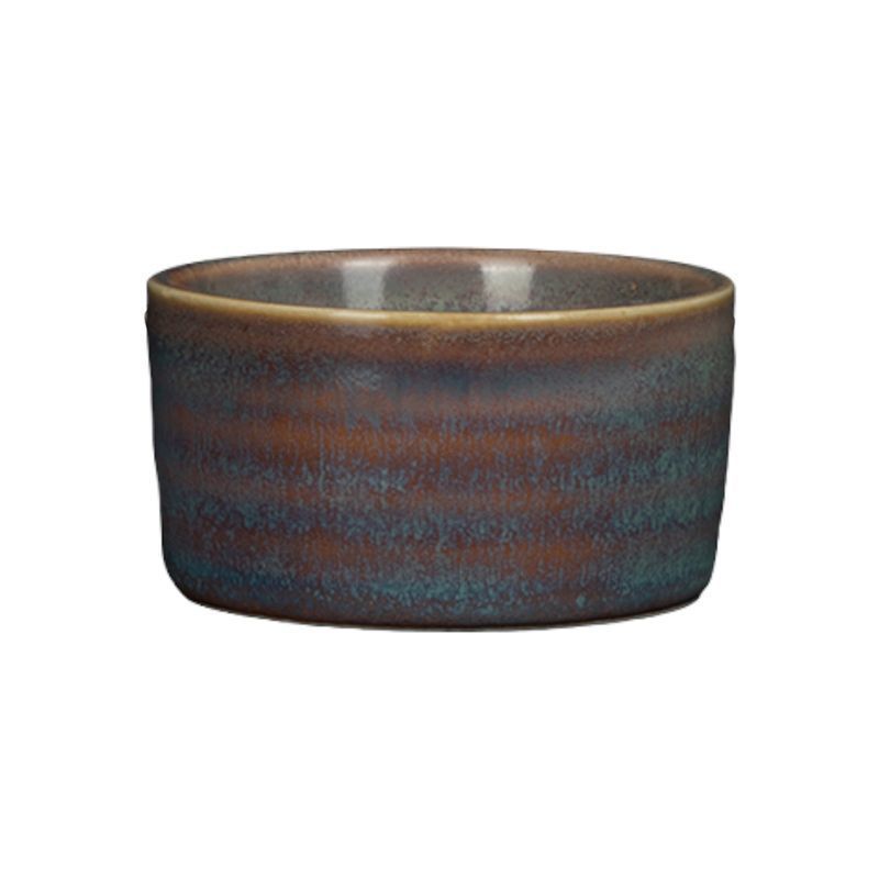 Сосник 75мл 6,5см фарфор TERRA сине-коричневый [11023] (6)