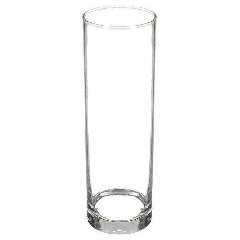 Ваза для цветов 26,5см стекло ФЛОРА цилиндр (12)