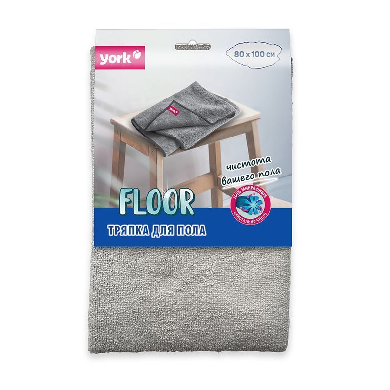 Салфетка для пола 80*100см микрофибра YORK (30)