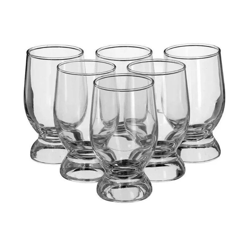 Стаканы набор 6шт 220мл 11,5* 5,5см стекло АКВАТИК низкие (8)