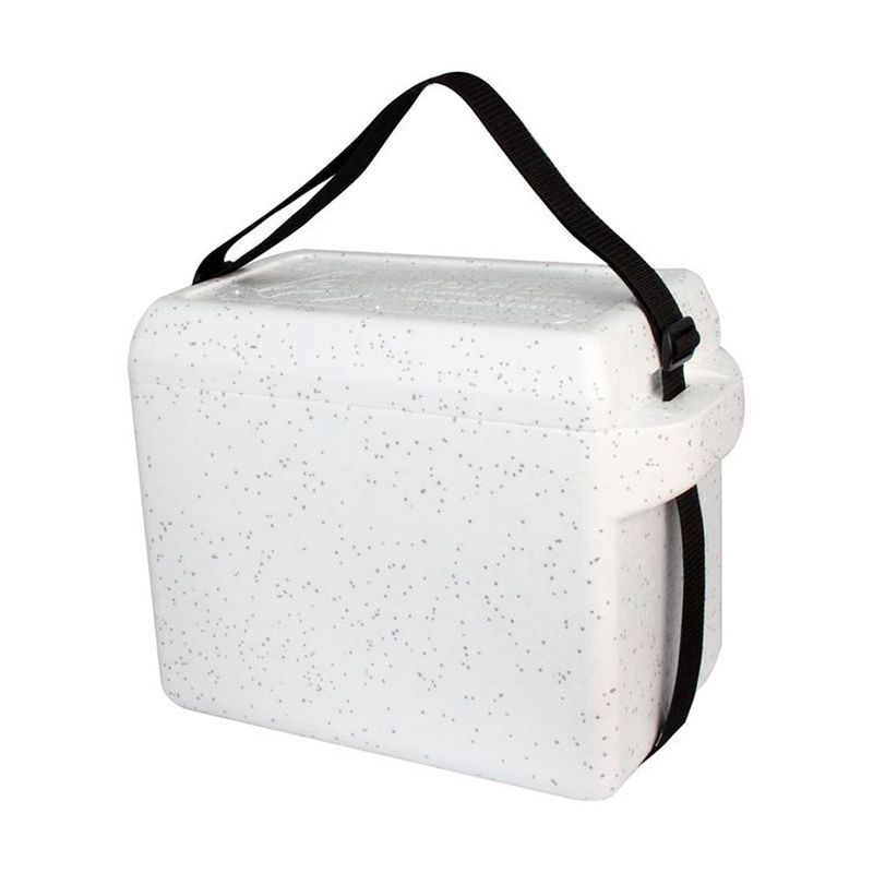 Термобокс полистирол 28л Icetime В34,5*Ш25*Д33см белый/мрамор (4)