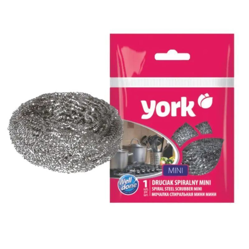 Губка для посуды металл (нжс) МИНИ спираль Азур (300) 911400 ВЫВОД
