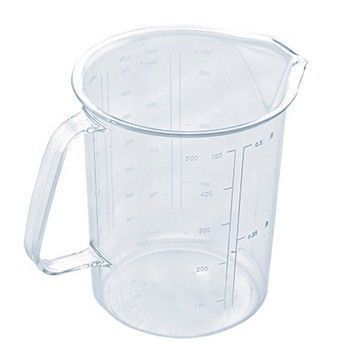 Мерная кружка 500мл 130*95*114мм пластик (48)