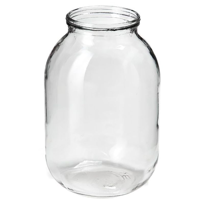 Банка стеклянная 3000мл (крышка СКО 82мм) 0,83 (12)