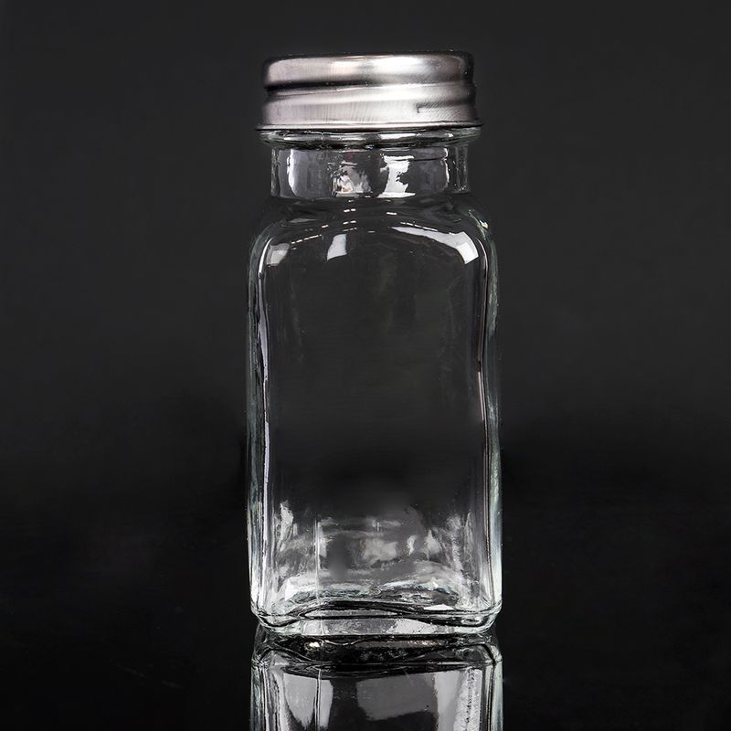 Солонка 9см стекло с мет.крышкой Эстет BBA8 (288)