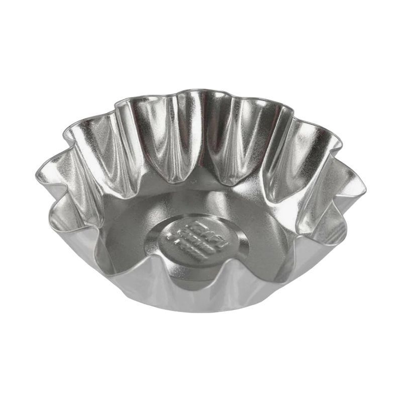 Форма для кекса 8,5*3,1см белая жесть вес 22г КФ-03.000 (300)