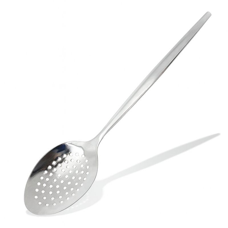 Ложка кулинарная 27*6*9см нерж.сталь БЛЕСК с отверстиями М800-43/JC-17719 (360)