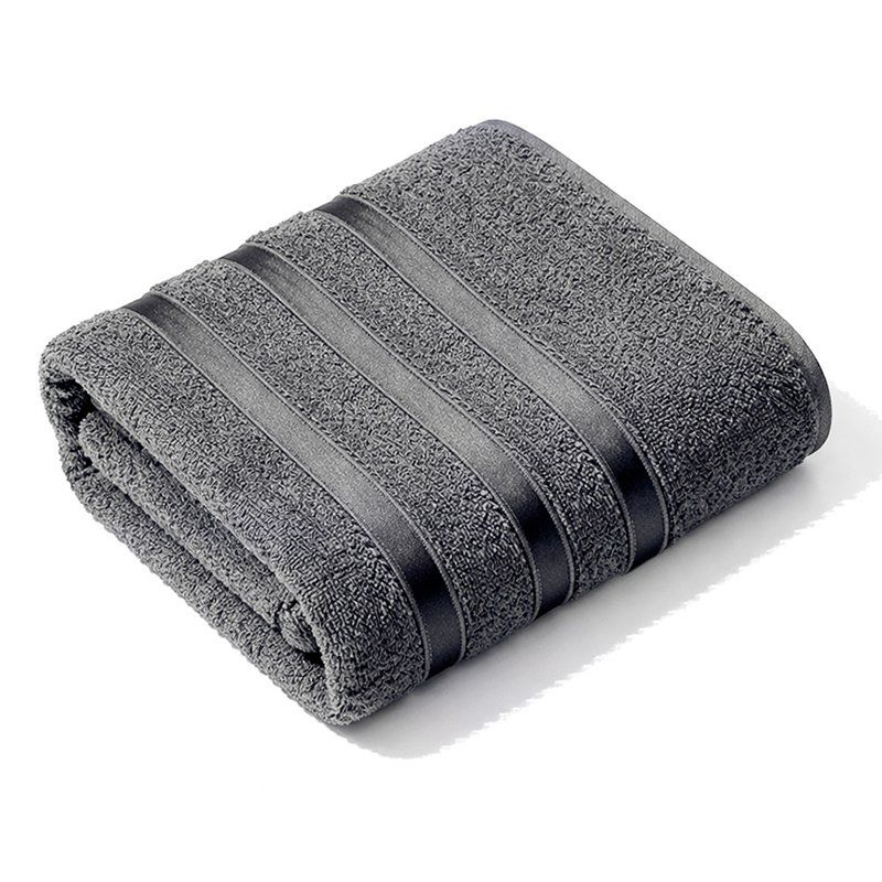 Полотенце махровое 50*85см LINES серый