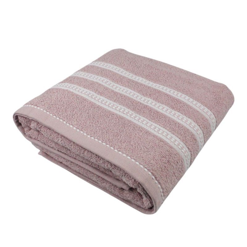 Полотенце махровое 70*140см ПОРТО пудровый