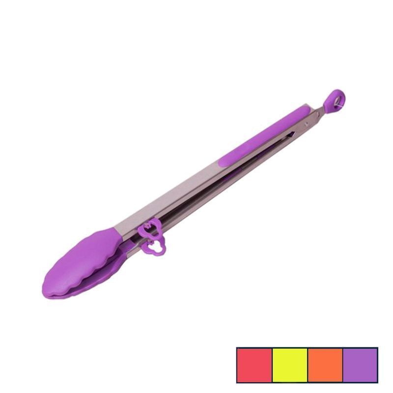 Щипцы кулинарные 35,5см силикон с нерж.ручками арт. 7513 (72)