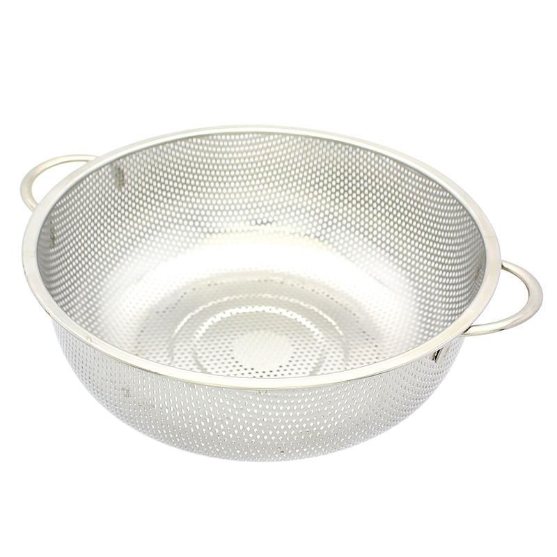 Дуршлаг 3,5л 25,5см нерж.сталь с 2-мя ручками AST-002-ДГ-25 (80)