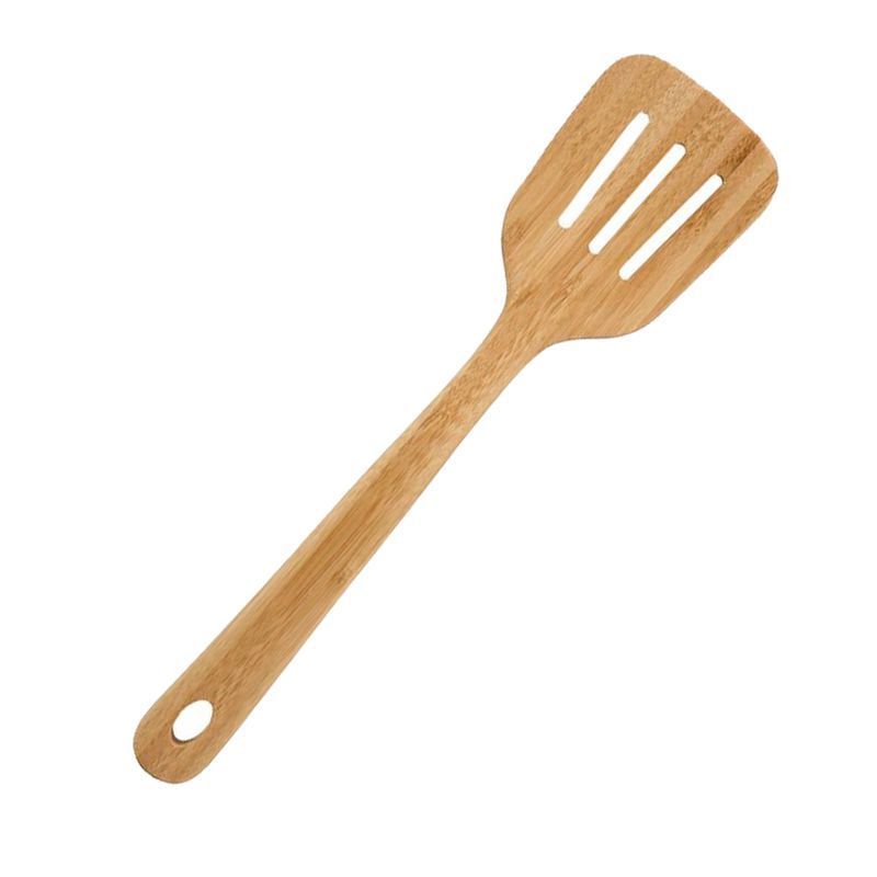 Лопатка кулинарная 31,5*7,5см бамбук №23 с прорезями КТ-УЛК-23 (120)