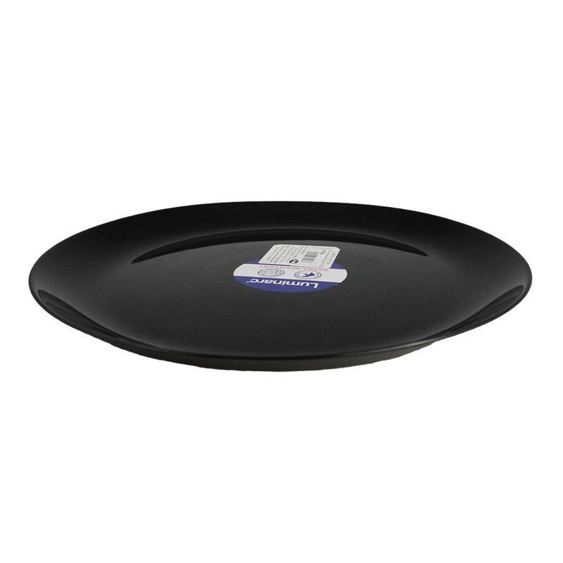 Тарелка мелкая 27см стеклокерамика ДИВАЛИ ЧЕРН обеденная Р0786 (24)