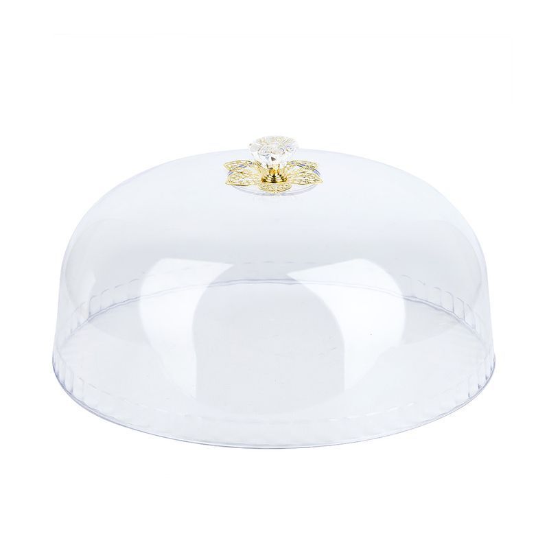 Крышка для блюда 26*26*12см пластик/металл (50)