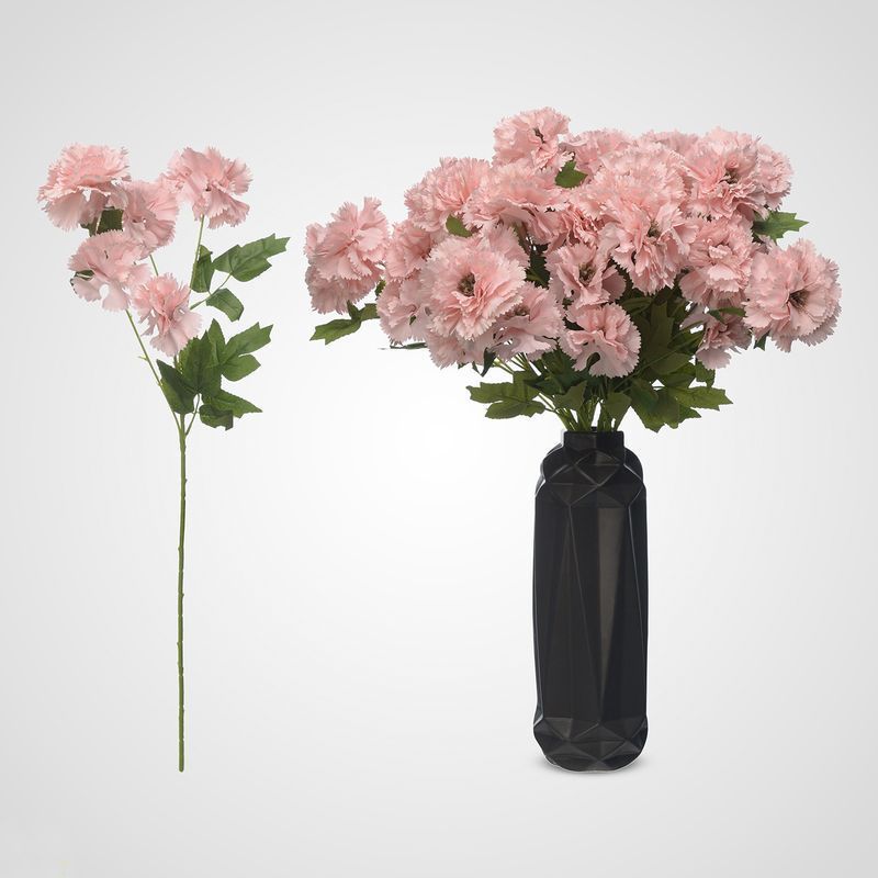 Цветы искусственные Скабиоза кустовая 70см иск.шелк/полимер розовый 9236-986 (12)