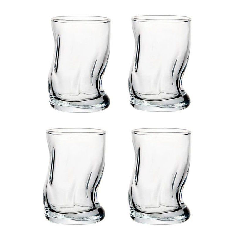 Стопки набор 4шт 50мл стекло АМОРФ (12)