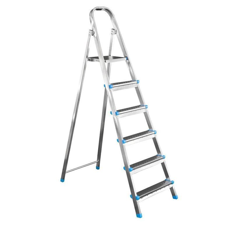 Стремянка 6 ступеней 1780*490*103мм сталь до 120кг ЯРУС Dogrular (1)