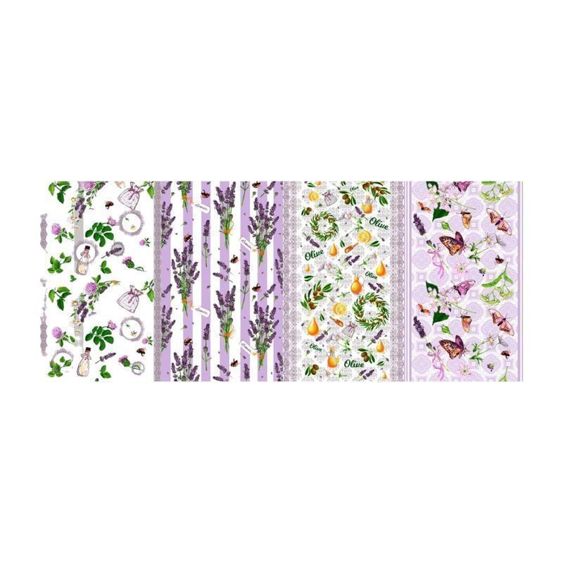 Полотенце кухонное 36*60см вафельное ДомВелл ЛАВАНДОВОЕ ПОЛЕ 806/1