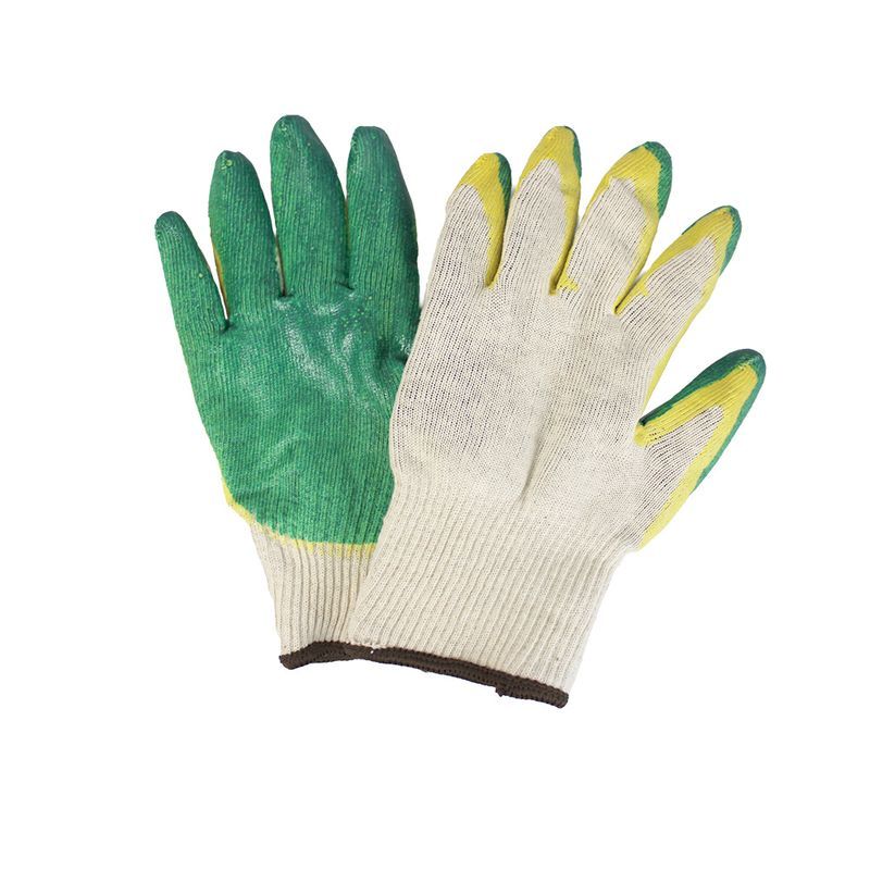 Перчатки рабочие х/б с двойным латексным покрытием и акриловым вкладышем (100)