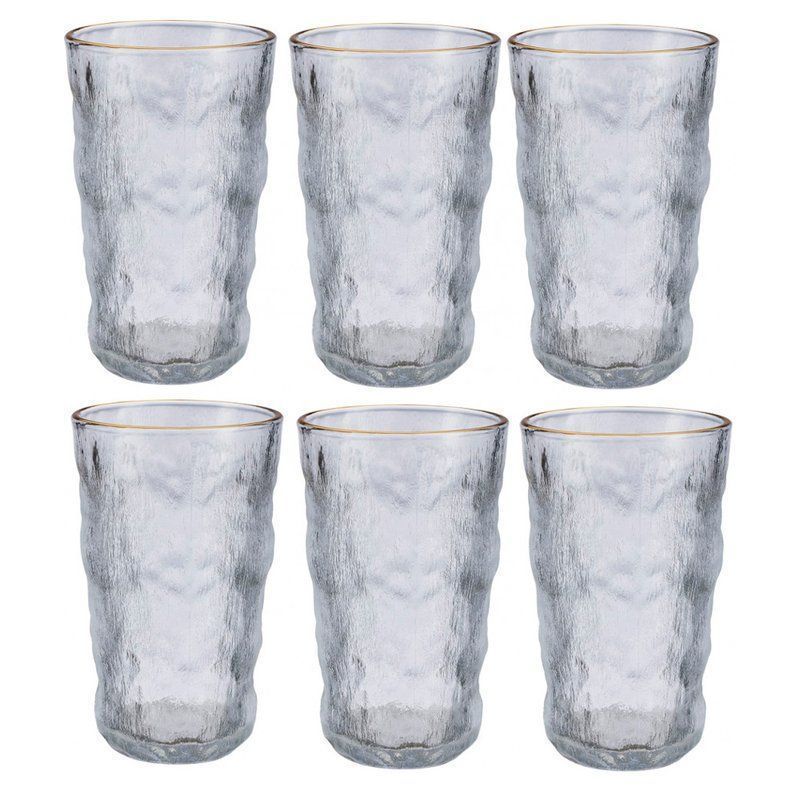 Стаканы набор 6шт 300мл стекло DSKB047-2R (8)