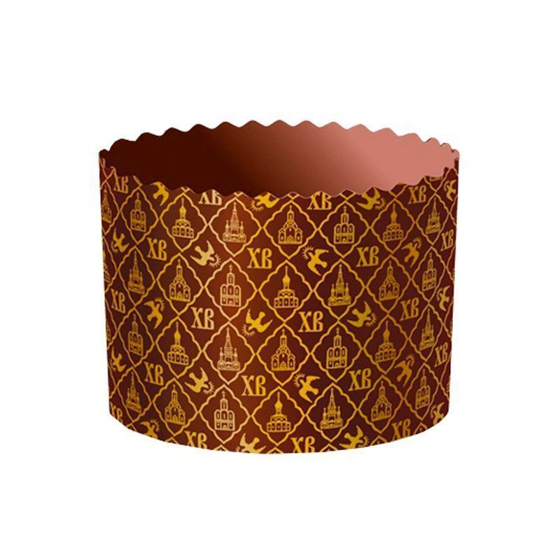 Форма для кулича 70*60мм 100мл бумажная ХВ (4000)