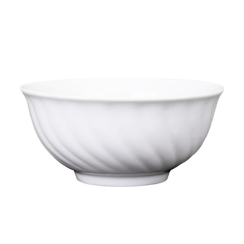 Салатник 700мл фарфор белый Голубая роза круглый (12)