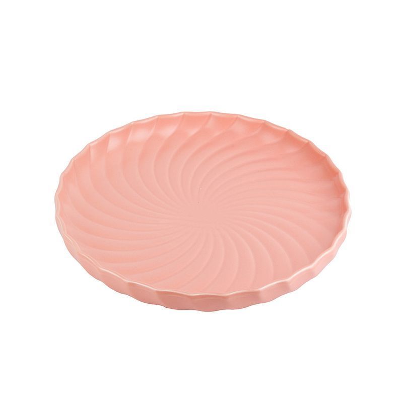 Тарелка мелкая 21см фарфор Fresh Taste. Pink обеденная (32)