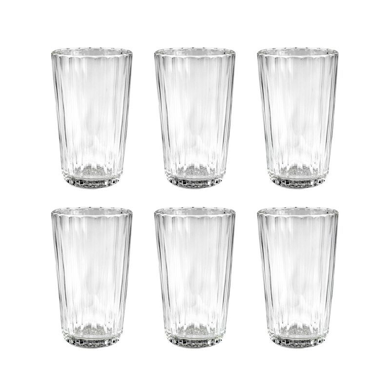 Стаканы набор 6шт 280мл стекло МИСТЕРИЯ высокие (4)