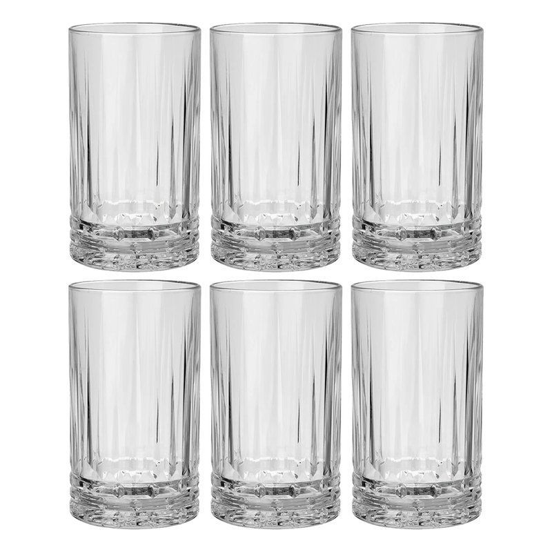 Стаканы набор 6шт 380мл стекло ЧИКАГО высокие (2)