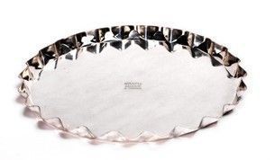 Форма для пиццы 25*2см белая жесть большая вес 95г КФ-19.000 (70)