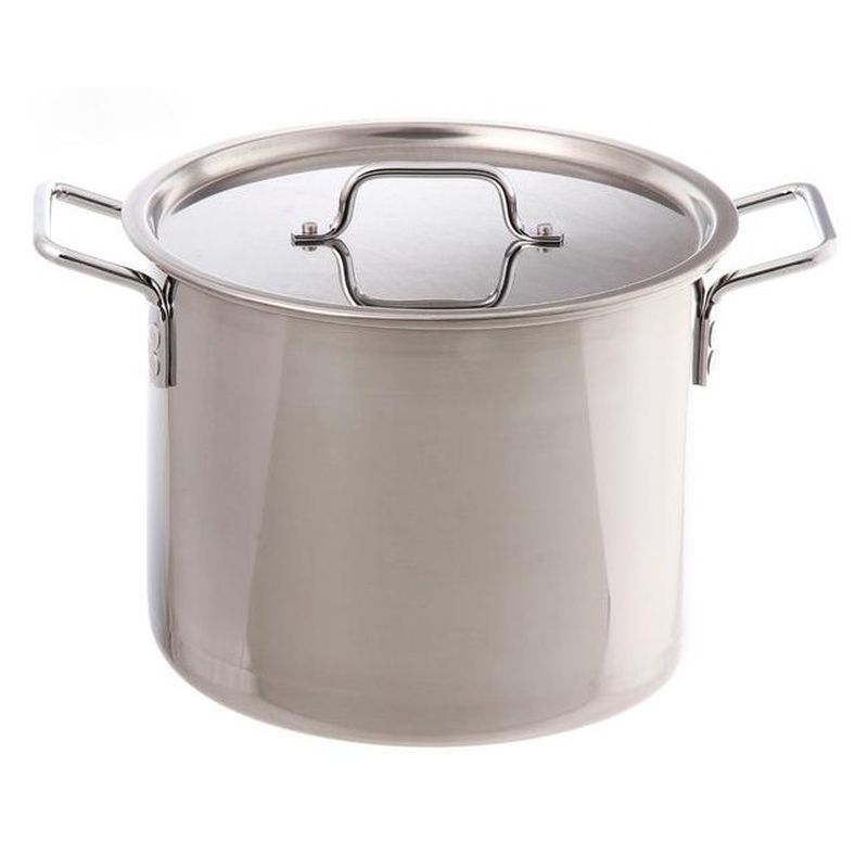 Котел 50л нерж.сталь ОБЩЕПИТ высокий 40*44см все плиты кроме индукц.КТ-ОБ52В (1)