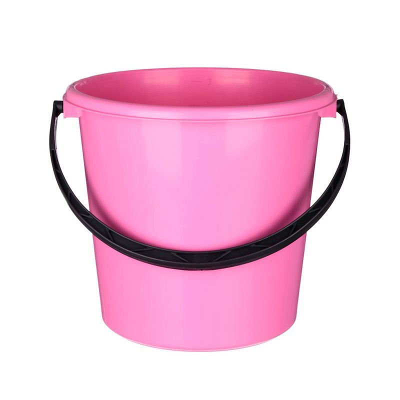 Ведро 10л пластик ударопрочное для садово-огородных работ розовое В10-01/С1 (10)