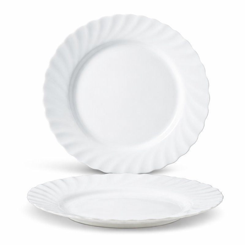 Тарелка мелкая 19,5см стеклокерамика ТРИАНОН Н4124/D6887 (24)