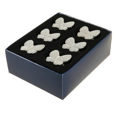 Кольца для салфеток набор 6шт d4,8см h3,5см металл 4122 (72)