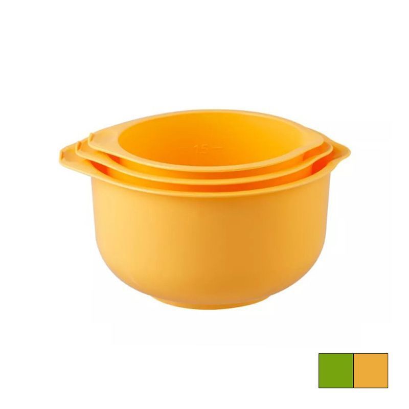 Набор мисок 3пр 2л/2,75л/3,75л пластик (8)