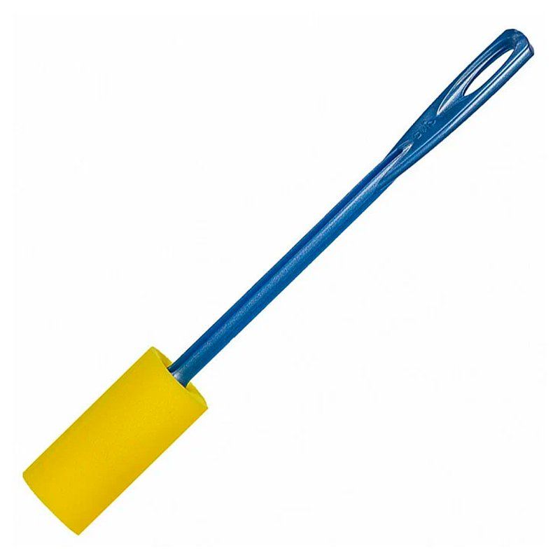 Ершик для бутылок с губкой 38см пластик Rock'n'Roll индиго (30)