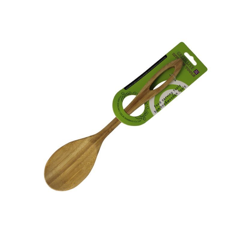 Ложка кулинарная 30*6,5см бамбук JC-15419 (300)