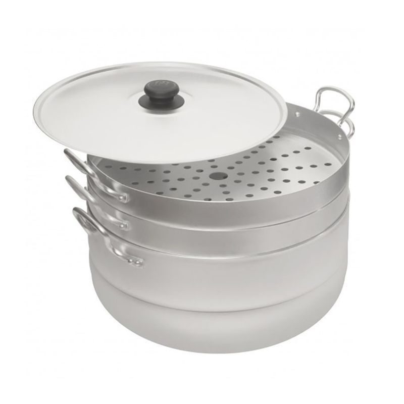 Мантоварка 2 уровневая 13л алюминий КЛАССИКА 00290 (1)